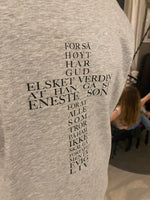 Last inn bildet i Galleri-visningsprogrammet, For så høyt har Gud elsket- grå unisex hettegenser
