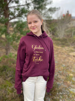 Last inn bildet i Galleri-visningsprogrammet, Gleden i Herren er min styrke- unisex hettegenser
