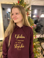 Last inn bildet i Galleri-visningsprogrammet, Gleden i Herren er min styrke- unisex hettegenser
